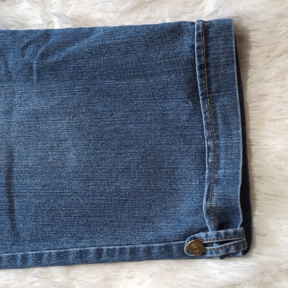 Gloria Vanderbilt Skimmer Denim Capri High Waisted Slimming Jeans Size 12 - Picture 3 of 11